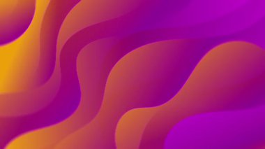 Renkli dalga arkaplanının soyut video görüntüleri pürüzsüz akış çizgileri ve gradyanlarıyla modern sunumlar, dijital sanat veya hareket tasarım projeleri için mükemmeldir..