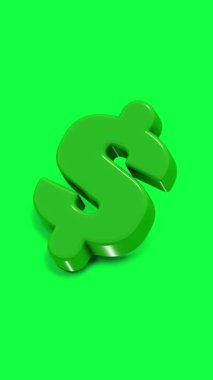 4K 3D yüzen dolar sembolü gece gökyüzü arkaplanına göre dizilmiş, yaratıcı veya ticari projelerde finans, yatırım veya iş temaları için ideal.