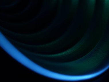 Dairesel tasarım kalıpları ve tanecikli detaylarıyla soyut ışık gradyanı.