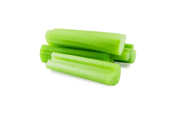Čerstvá Celer Zelenina Izolovaná Bílém Pozadí Zdravotní Stav — Stock fotografie