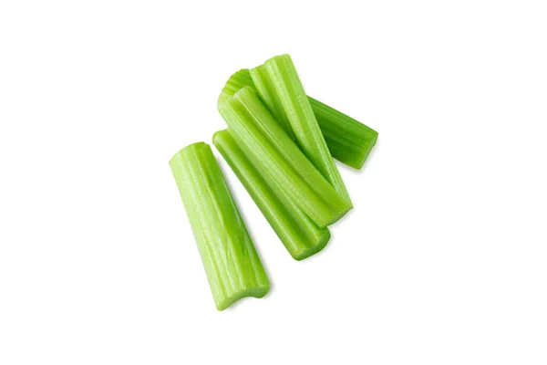 Čerstvá Celer Zelenina Izolovaná Bílém Pozadí Zdravotní Stav — Stock fotografie