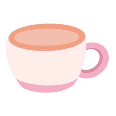 Bir fincan kahve cappuccino latte illüstrasyon