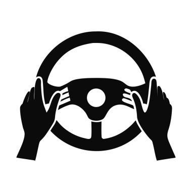 Eller direksiyonda. Sürüş ve kontrol.