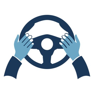 Eller direksiyonda. Sürüş ve kontrol.