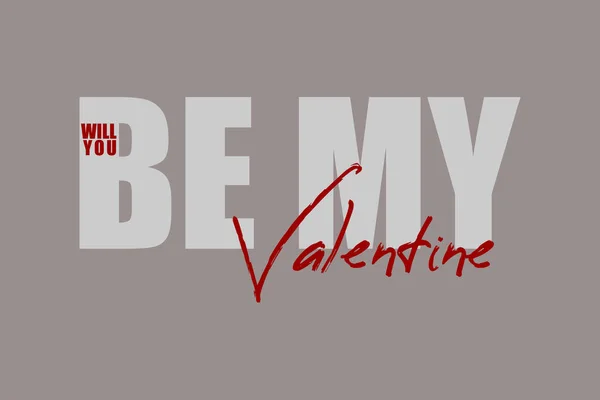 Gri ve kırmızı minimal yazı dizaynı. Sevgililer günü sözlerim olur musun? 