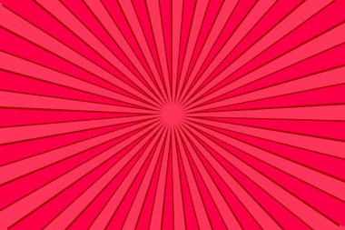 Kırmızı parlak güneş patlaması arka planı. Yıldız patlaması soyut dokusu.