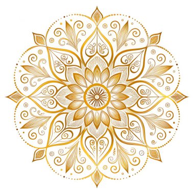 Luxury ornamental mandala background with golden arabesque pattern Arabic Islamic east style