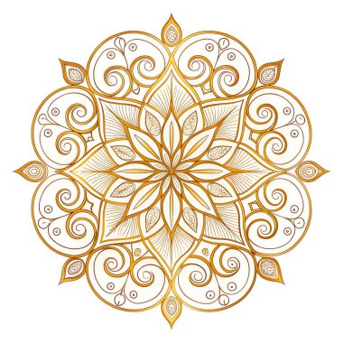 Luxury ornamental mandala background with golden arabesque pattern Arabic Islamic east style