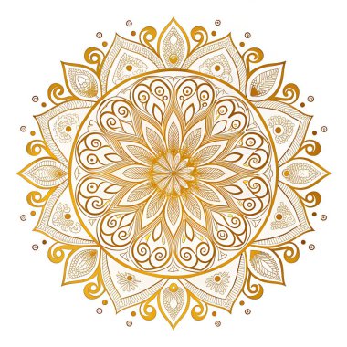 Luxury ornamental mandala background with golden arabesque pattern Arabic Islamic east style