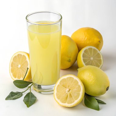 Bahçede taze limonata, yaz içkisi..