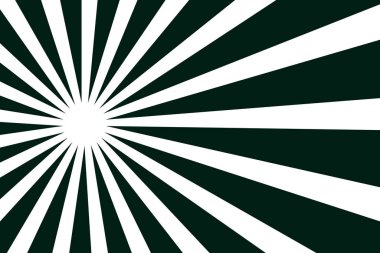 Kırmızı arkaplanda beyaz ışınlar. 