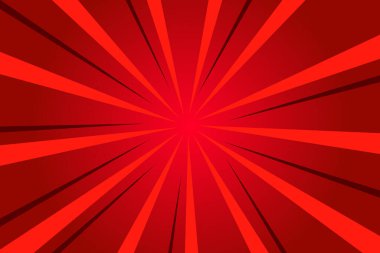 Arka plan veya güneş ışınları arka plan kırmızı renk patlaması