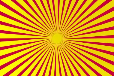 Basit sarı güneş ışınları arkaplanı