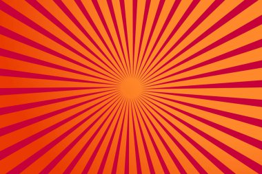 Patlak güneş ve yarım tonlu çizgi roman arkaplanı. Çizgi film eski model şeritleri. Komik süper kahraman metni, konuşma balonu, mesaj için klasik arkaplan.