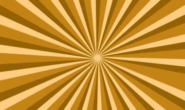 Kahverengi Güneş Işınları Vektör Arkaplanı Radyasyon Retro Güneş patlaması, Vintage Işık Işınları, Soyut Desenler