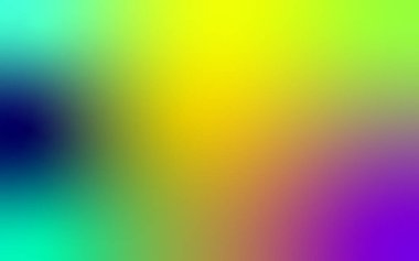 Parlak Bulanık Vurguları ile Soyut Renk Gradyan Arkaplanı