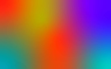 Parlak Bulanık Vurguları ile Soyut Renk Gradyan Arkaplanı