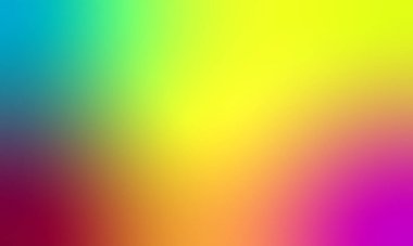 Mavi ve Pembe yeşil sarı Bulanık Soyut Arkaplan Yumuşak Gradyan Tasarımı