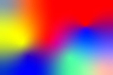 Yeşil Kırmızı Sarı Mavi Soyut Gradyan Arkaplan