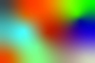 Yeşil Kırmızı Sarı Mavi Soyut Gradyan Arkaplan