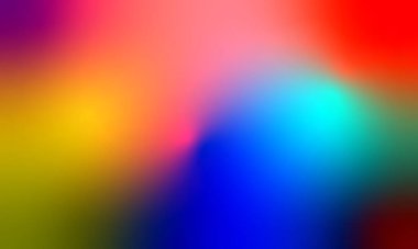 Red Yellow Blue Green Abstract Gradient Background