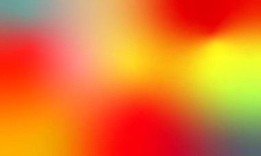 Red Yellow Blue Green Abstract Gradient Background