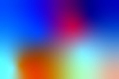 Bulanık Büyük Panoramik Yaz Renkli Gradyan Arkaplanı