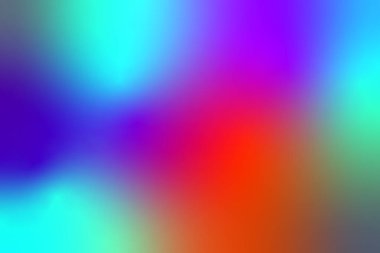 Bulanık Büyük Panoramik Yaz Renkli Gradyan Arkaplanı