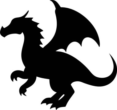  Dragon silhouette. Bold Black Silhouette of a Dragon. A dramatic, bold black silhouette of a dragon, perfect for logos, emblems, or graphic design projects.