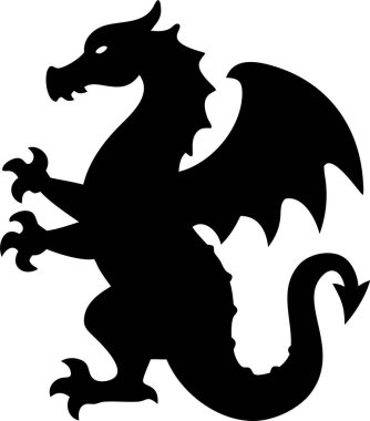  Dragon silhouette. Bold Black Silhouette of a Dragon. A dramatic, bold black silhouette of a dragon, perfect for logos, emblems, or graphic design projects.