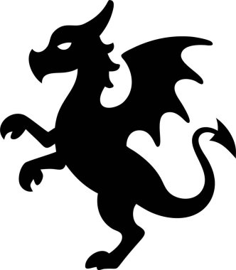  Dragon silhouette. Bold Black Silhouette of a Dragon. A dramatic, bold black silhouette of a dragon, perfect for logos, emblems, or graphic design projects.