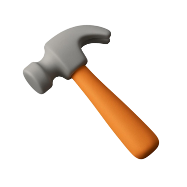 3 boyutlu çekiç izole edildi.