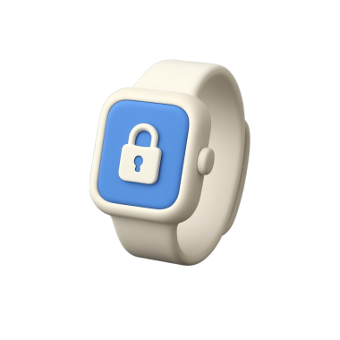 Akıllı saat ikon çizgi film vektörü. İnternet teknolojisi. saat simgesi