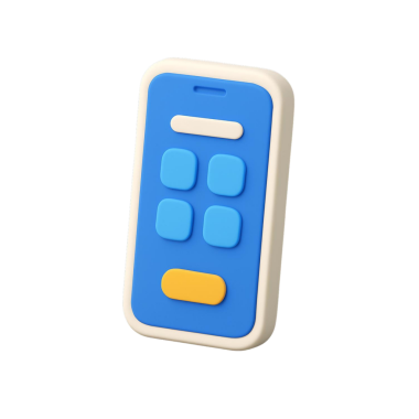 Hesap makineli akıllı telefon, vektör illüstrasyonu