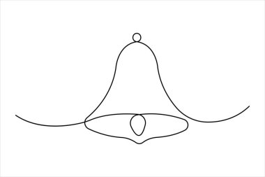 Çan sürekli bir çizgi çiziyor. Bell doğrusal tasarım çiziminin ana hatları