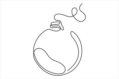 Yılbaşı süsleme topunun simgesini çizmeye devam et. Mücevher zili, vektör çiziminde kurdeleli yıldız.