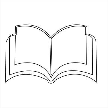 Aralıksız çizilen bir çizgi basit minimalist ana hatlı çizim çizimi