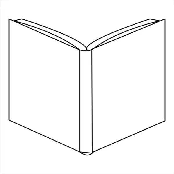 Aralıksız çizilen bir çizgi basit minimalist ana hatlı çizim çizimi