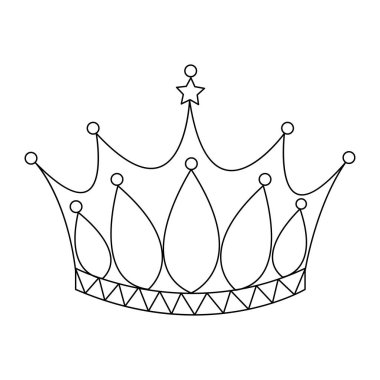 Taç tasarımı ve vektör minimalizminin ana hatlarını çizen aralıksız bir sanat eseri