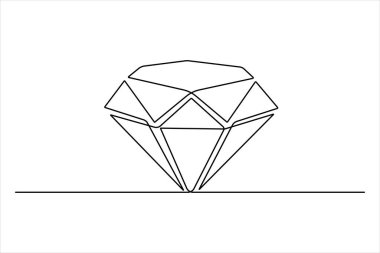 Tasarım vektörü çiziminin aralıksız tek çizgi çizimi