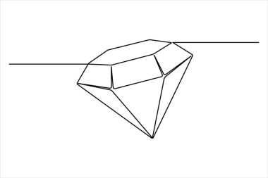 Tasarım vektörü çiziminin aralıksız tek çizgi çizimi