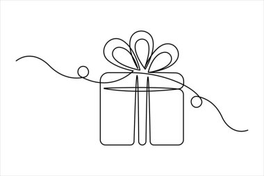 Aralıksız çizilen hediye kutusu çizimleri, kurdele yay ve hediye kutusuyla birlikte sunuluyor. Noel sürprizi