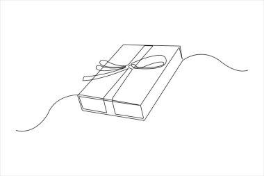 Aralıksız çizilen hediye kutusu çizimleri, kurdele yay ve hediye kutusuyla birlikte sunuluyor. Noel sürprizi