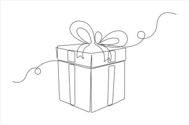 Aralıksız çizilen hediye kutusu çizimleri, kurdele yay ve hediye kutusuyla birlikte sunuluyor. Noel sürprizi