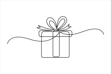 Aralıksız çizilen hediye kutusu çizimleri, kurdele yay ve hediye kutusuyla birlikte sunuluyor. Noel sürprizi