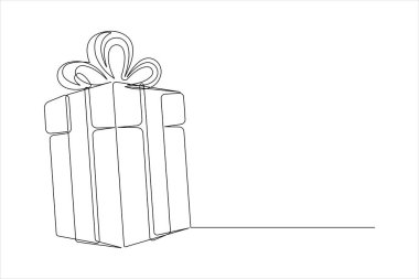 Aralıksız çizilen hediye kutusu çizimleri, kurdele yay ve hediye kutusuyla birlikte sunuluyor. Noel sürprizi