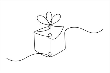 Aralıksız çizilen hediye kutusu çizimleri, kurdele yay ve hediye kutusuyla birlikte sunuluyor. Noel sürprizi