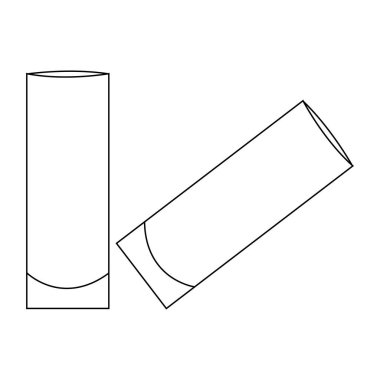 Sürekli bir çizgi kokteyl, yaz taze içecek ana hatları vektör çizimi ve minimalist tasarım.