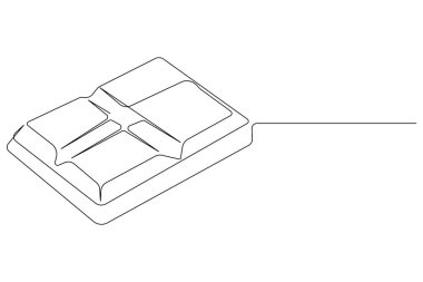 Çikolata kalıbının aralıksız çizimi, Şekerli el çizimi vektör çizimi
