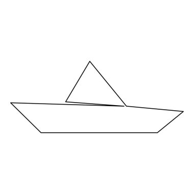 Kartonpiyer, ana hatlı vektör çiziminin sürekli bir çizimi.